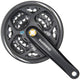 SHIMANO Kurbelgarnitur ALTUS FC-M311 - 7-fach, 8-fach, 175 mm, 42-32, 22 Zähne