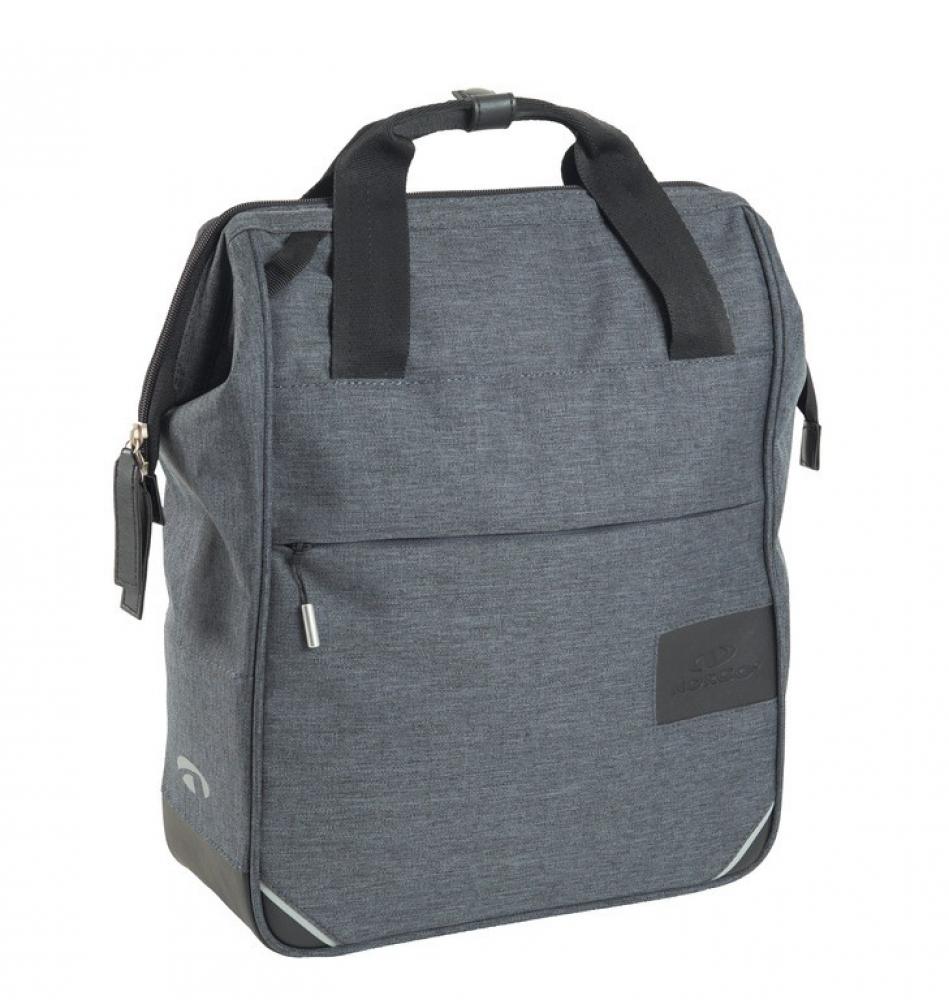 Norco Denbury City Tasche 12l, meliert grau, mit Tragegriffen, Reißverschluss und Reflektoren.