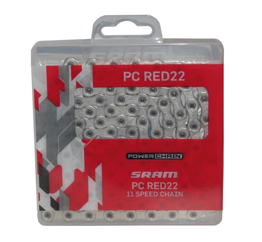 SRAM Kette PC RED 22 11-fach, inkl. PowerLock, 114 Glieder - 11-fach