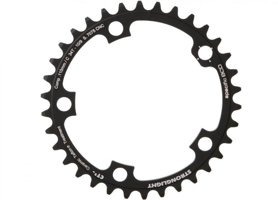 Stronglight Kettenblatt CT2 schw 110mm LK Campa 10 36Z