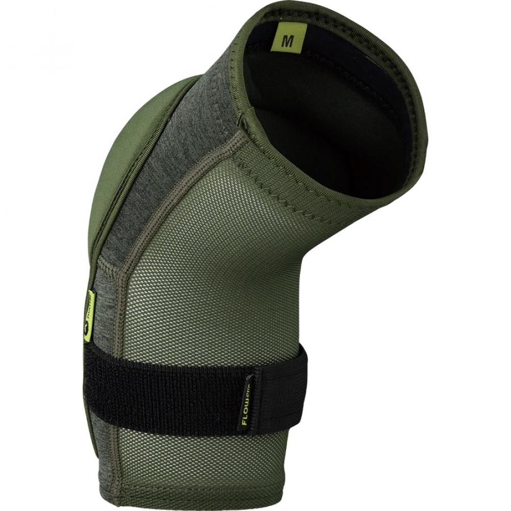 IXS Sports Division iXS Flow EVO+ elbow guards S olive - leichter Ellbogenschutz für Trail & Enduro