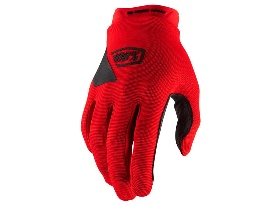 100% Ridecamp Youth Gloves XL red - komfortabler MTB-Handschuh mit Top-Grip