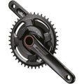 FSA Leistungsmesskurbel Powerbox Road Alloy 1x 175 mm Schwarz - präzise Wattmessung für Rennrad