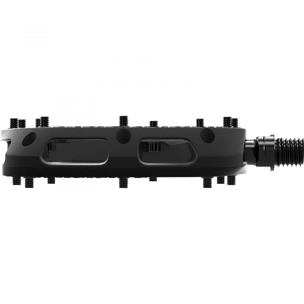 SQlab Pedale 5OX Short Standard schwarz - MTB Plattformpedal mit Traction Pads
