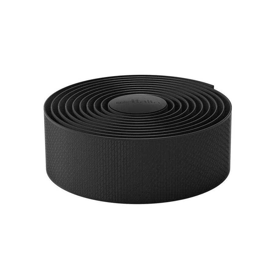 Selle Italia Smart Tape Green-Tek Lenkerband Schwarz - 2,5 mm, 35 × 1800 mm, integrierte Endstopfen