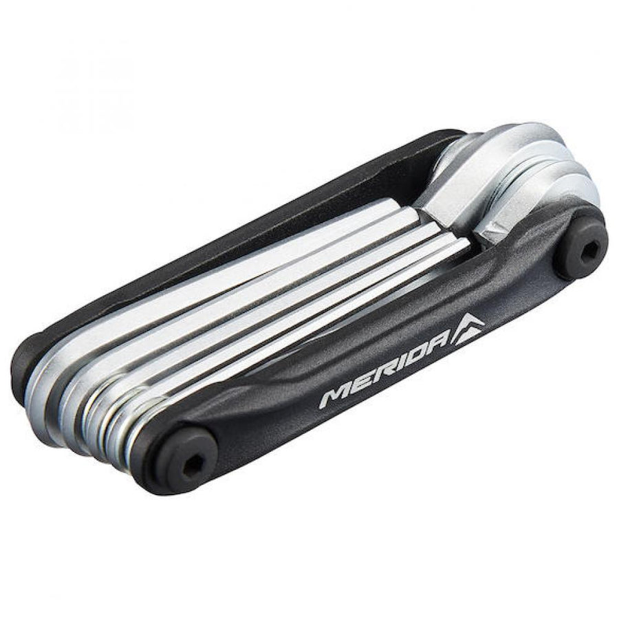 Merida Multitool 9-in-1 Werkzeug 90 x 38 mm Schwarz - Kompaktes Fahrrad-Multitool
