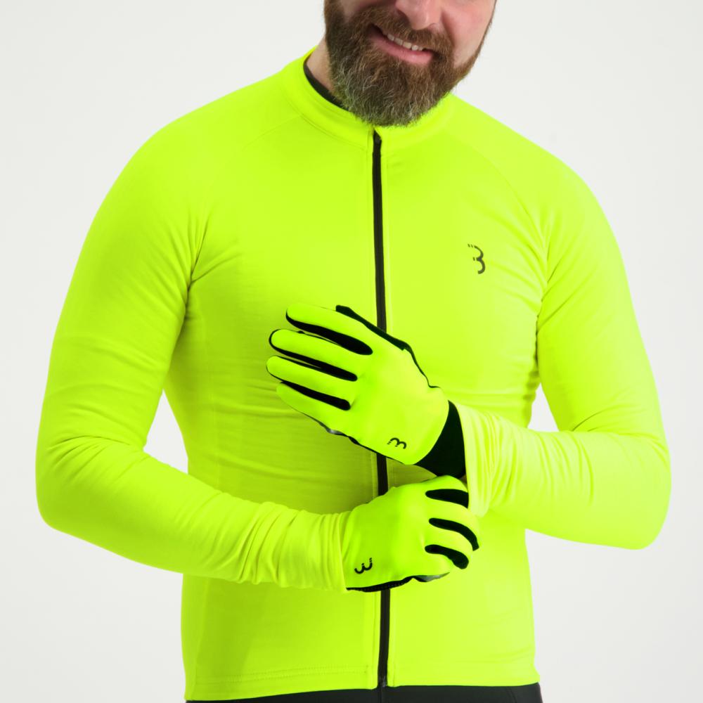 BBB Cycling winterhandschuhe ControlZone XS neon - warme Performance-Handschuhe für kalte Touren