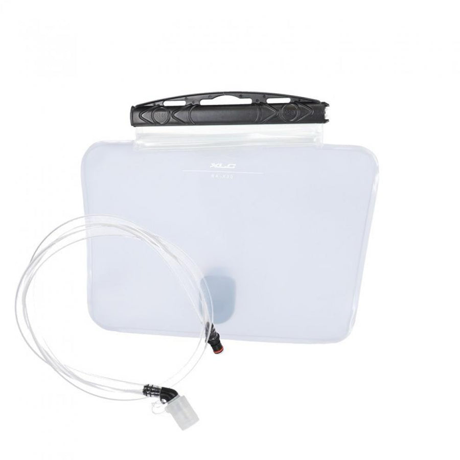 XLC Trinkblase BA-X30 transparent 1,3L mit Trinkschlauch und Mundstück für Fahrrad.