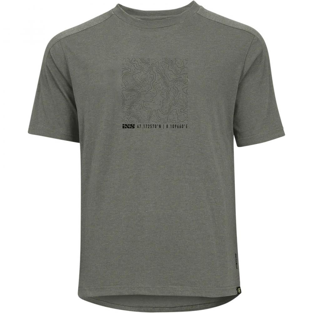 IXS Sports Division iXS Flow Kids Contour Tech Tee KM graphite - funktionelles Kinder-Bikeshirt