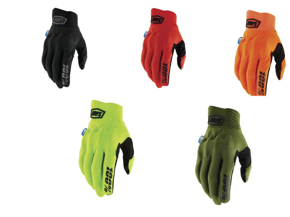 100% Cognito Smart Shock Gloves L Army Green / Black - maximaler Aufprallschutz & Grip
