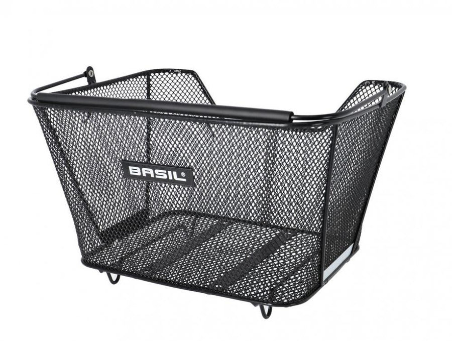 Basil Hinterradkorb Lesto 32 x 41,5 x 27 cm, schwarz, engmaschig