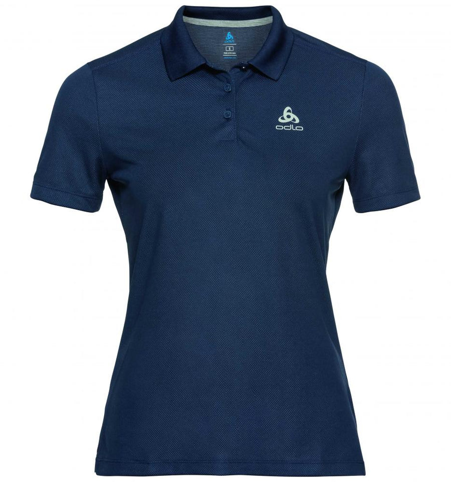 Odlo Polo shirt F-DRY diving navy Größe M Damen