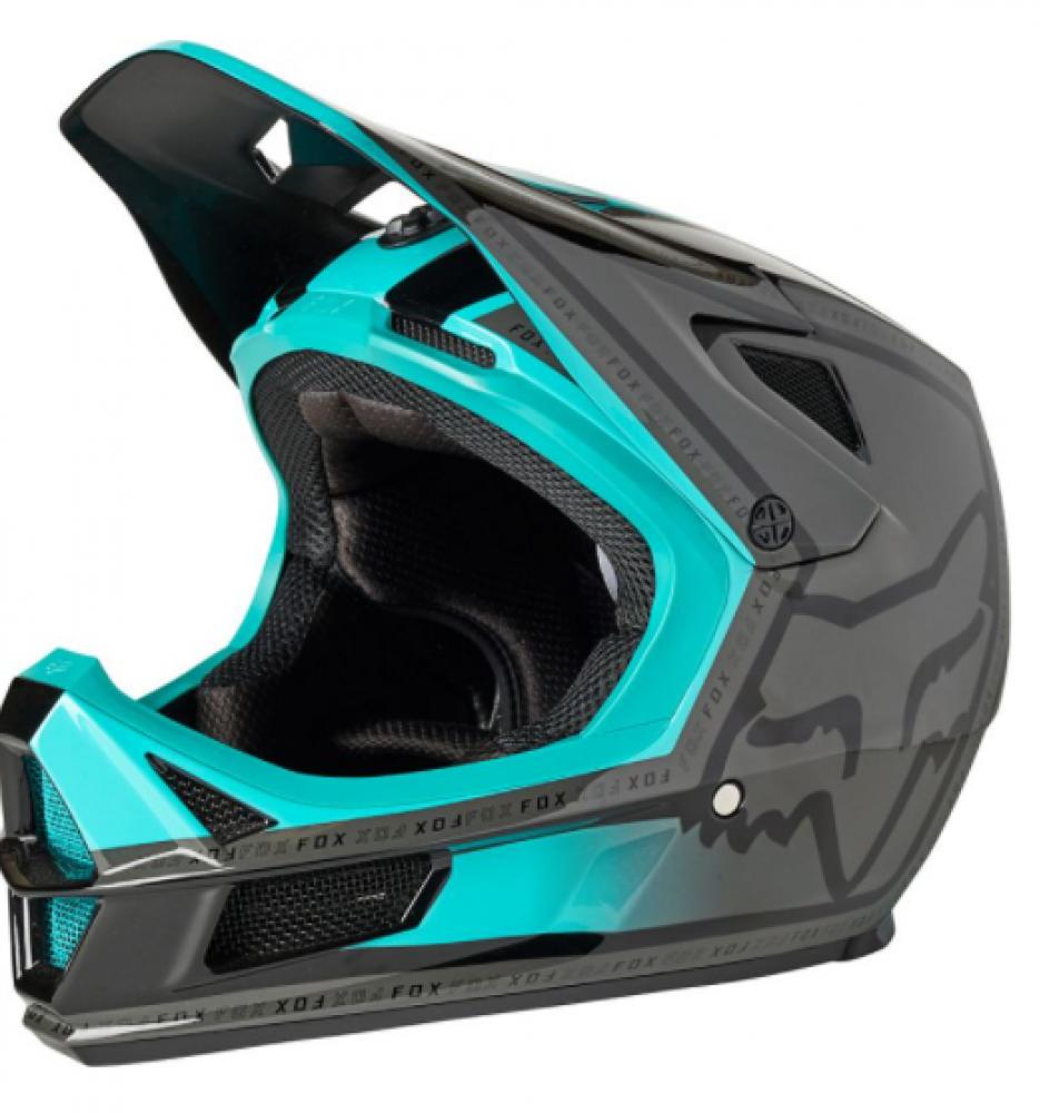 FOX Helm RAMPAGE COMP CALI CE CPSC Full Face Schutz Helm teal XS