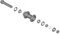 SHIMANO Hohlachse WH-RS710-F Komplettkit - präziser Ersatz für Vorderrad-Laufräder