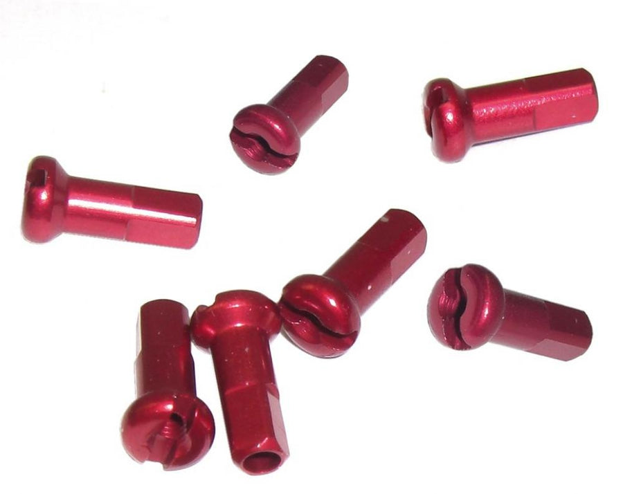 DT Swiss Speichennippel 2.0 Aluminium 12 mm rot - ultraleichte Laufrad-Performance