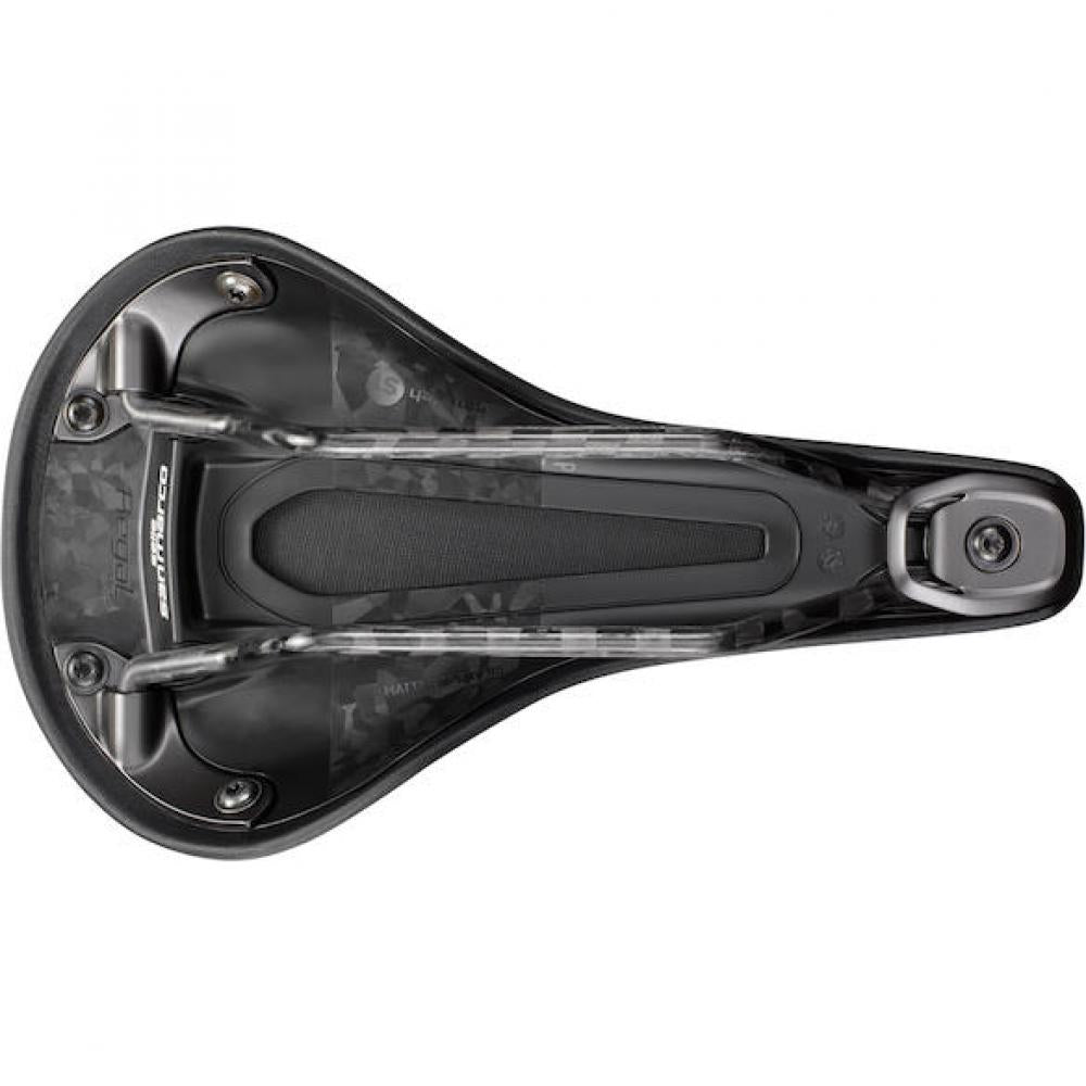 Selle San Marco Sattel Regal Short Full-Fit Carbon 140 x 255 mm Schwarz - komfortabler Performance-Gravelsattel