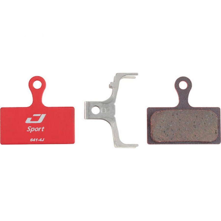 Jagwire Disc Sport Semi-Metallic Bremsbeläge Rot - Langlebige Bremsperformance für Shimano & TRP