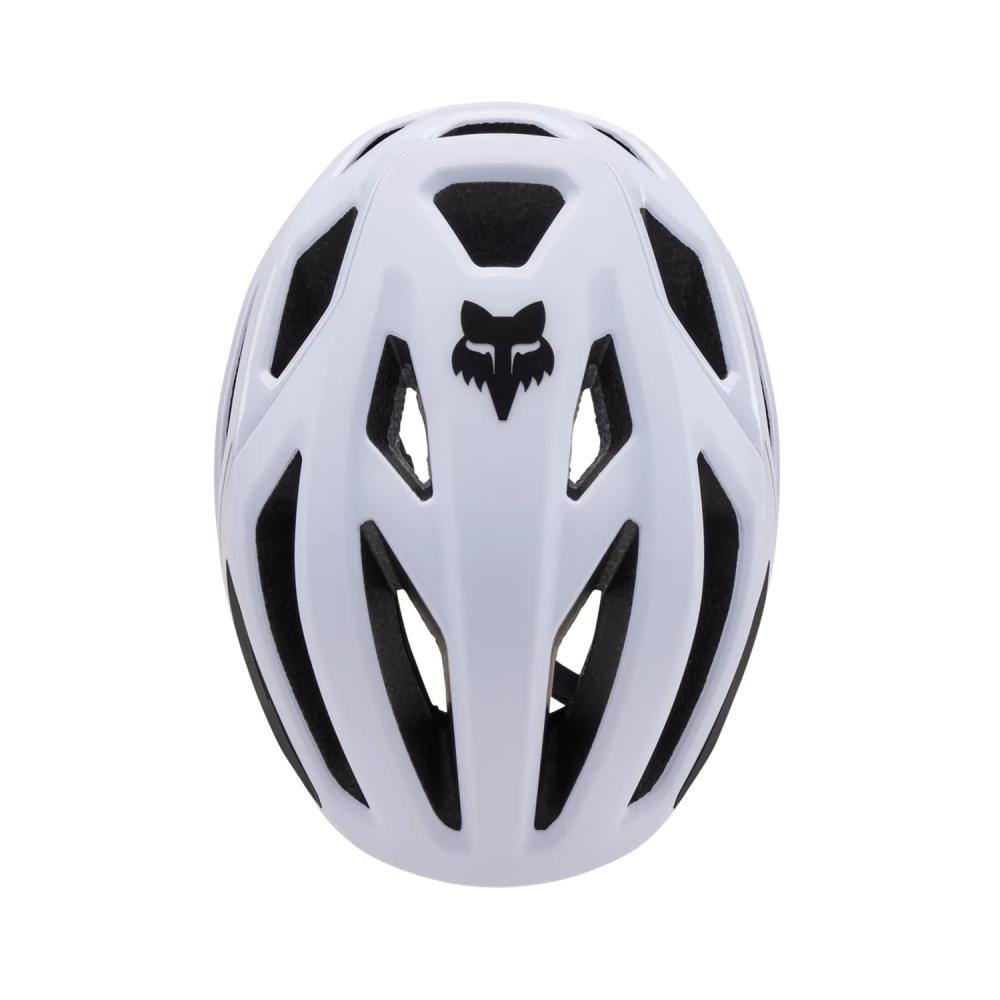 FOX Crossframe Pro Solids MTB-Helm White L 59-63 cm Mips