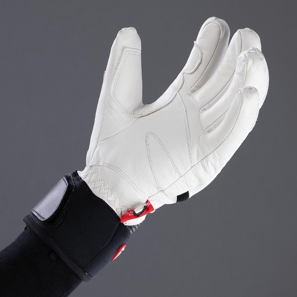 CHIBA Super Race - wasserdichte Winter-Radhandschuhe, Größe 10, weiß