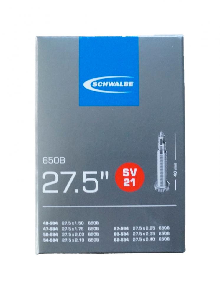 Schwalbe 25x Schlauch SV21 40|62-584 27.5x1.50-2.40
