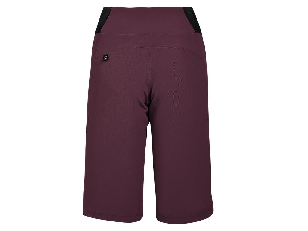 IXS Sports Division iXS Carve Hip-Hugger Women Shorts 36 Raisin - komfortable MTB-Damenshorts