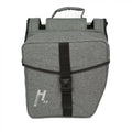 Graue Haberland Doppeltasche 31l Basic L 3.0 Fahrradtasche, flexibel für Alltag und Tour.