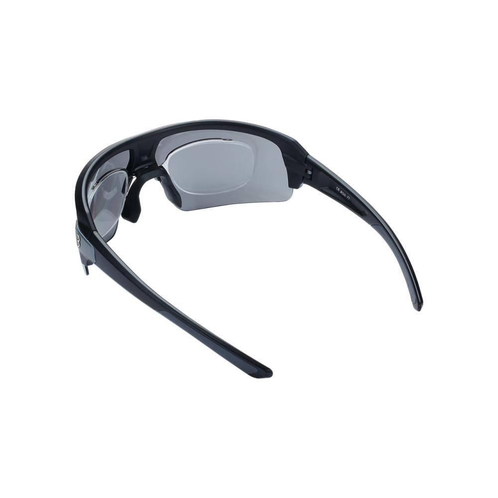 BBB Cycling BBB Sportbrille Impulse Optic schwarz Einheitsgröße schwarz - klare Sicht für Brillenträger