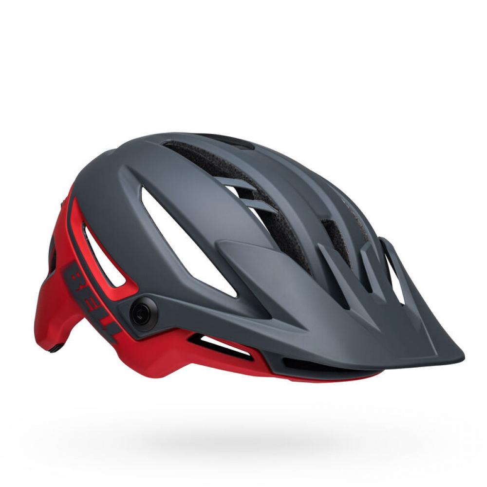 Bell Fahrradhelm Sixer Mips matt grau rot M 55-59 cm