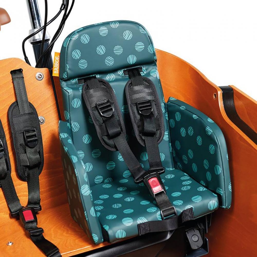 Babboe Kindersitz Luxus Dark Sage