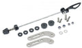 racktime Schnellspanner-Adapterset 180mm Silber für Gepäckträger-Montage ohne Ösen, inkl. Schnellspanner und Haltern.