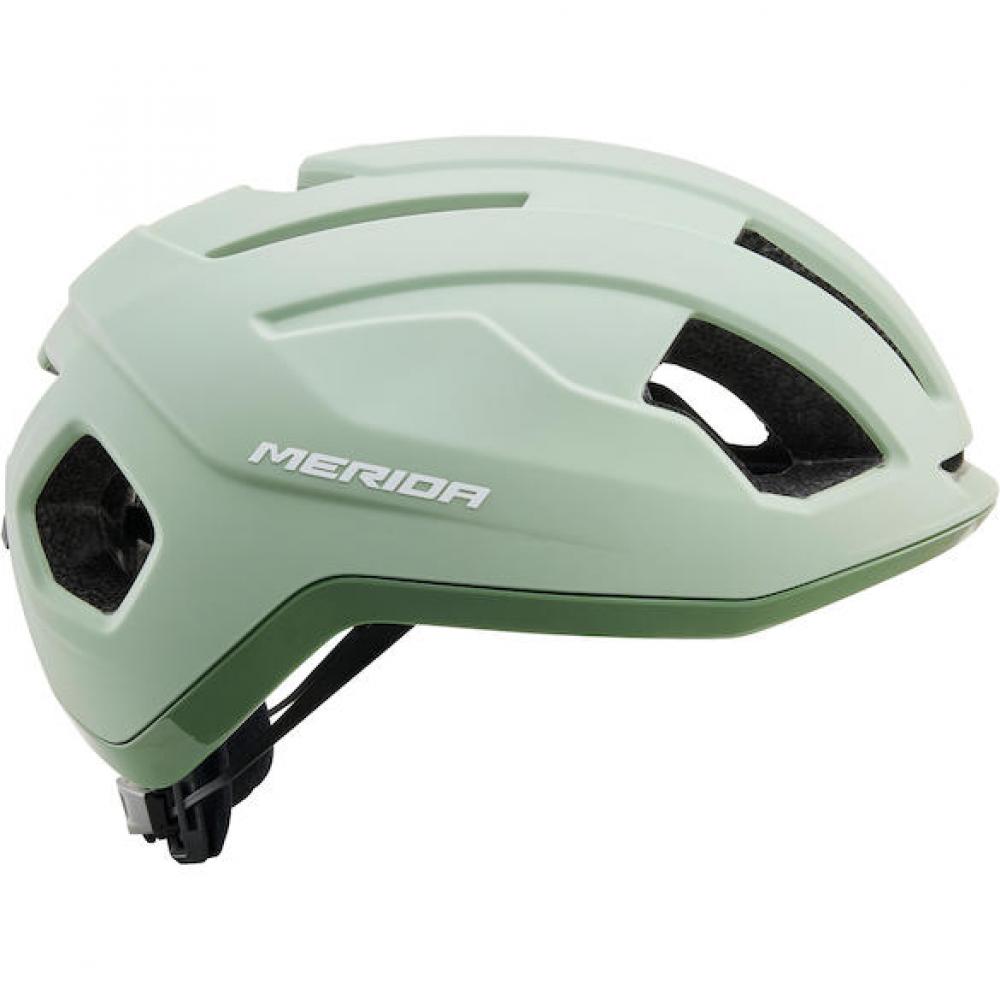 Merida Helm Shift mattgrün 54-58 cm Mattgrün - aerodynamischer Rennradhelm