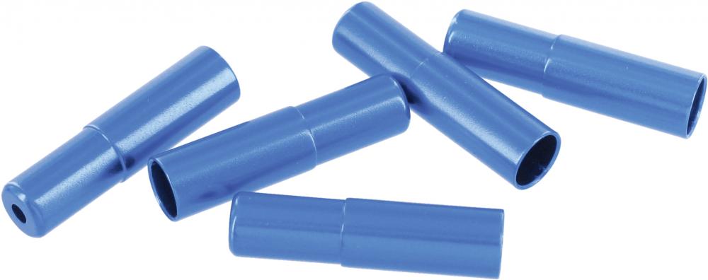 VAR 100 Stück Außenhüllenendkappen FR-01960 Blau 100 Blau - präziser Kabelabschluss