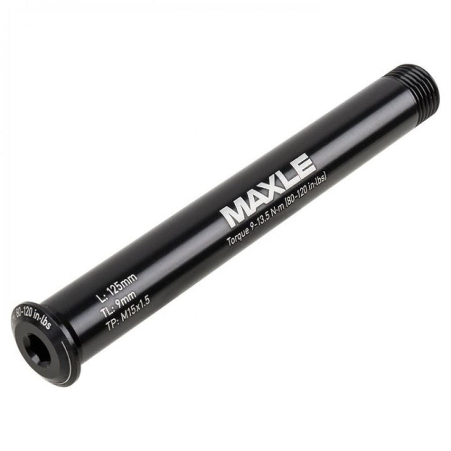 RockShox Maxle Stealth Road 15mm Steckachse, schwarz, leicht & steif für Rennrad und Gravelbike.
