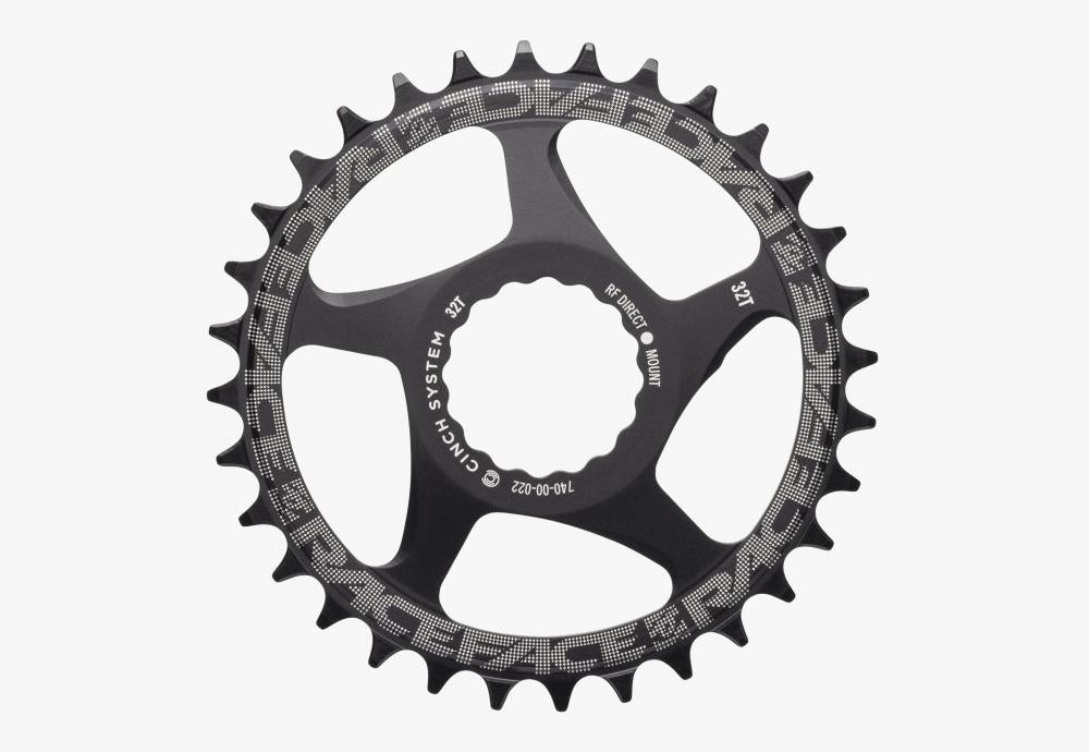 Race Face Cinch Direct Mount Kettenblatt 28 Z, schwarz matt. Präziser Antrieb für optimale Kraftübertragung.