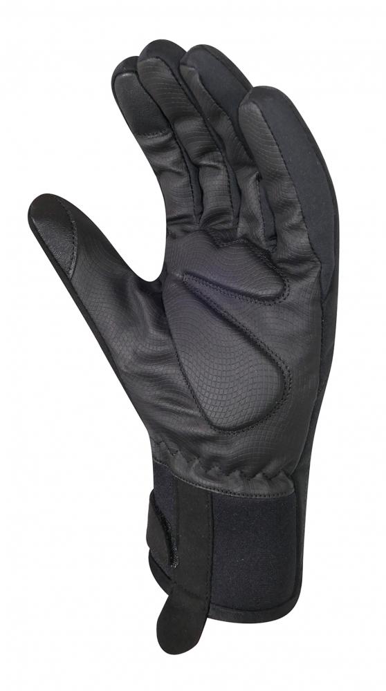 CHIBA Softshell Light - Fahrradhandschuhe L schwarz, winddicht & atmungsaktiv