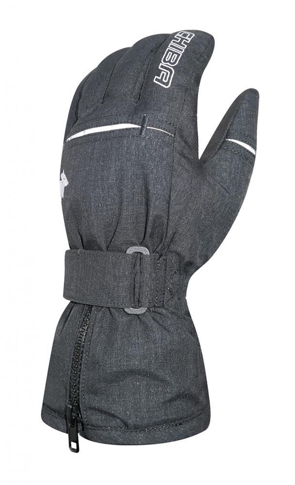 CHIBA Plus Finger - wasserdichte Winter-Radhandschuhe schwarz, Größe 9