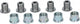 SHIMANO Kettenblattschrauben für FC-S500 (5 Satz) - Y1HD98020, 27 g