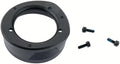 Schwarzer SRAM Kurbelarmschutz aus Carbon für Bosch E-Bike Kurbeln mit Befestigungsschrauben.