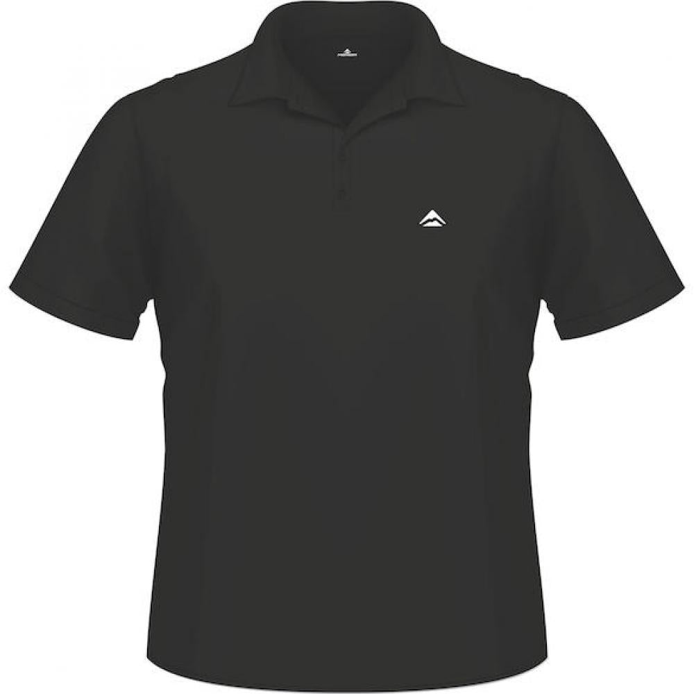 Merida Polo-Shirt MERIDA Logo MY25 schwarz XL Schwarz - sportliches Funktions-Poloshirt