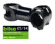 Thomson AHEAD Vorbau Elite X4 schwarz 1-1/8" x 10° x 110mm x 31,8mm Lenkerkl.