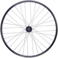 CONTEC Vorderrad "ZEN DISC + EROQ DB"nFelge: CONTEC Hohlkammer "Zen 28 Disc", 28"/29", 19-622, Höhe: 21 mm, 32 Loch, SV Ventil, für Scheibenbremse, keine Ösen, max. Systemgewicht 150 kg, geeignet für E-Bikes, schwarz (0.349.818/7)nNabe: CONTEC Vorderradna