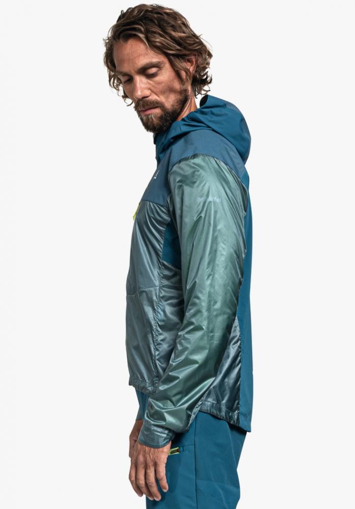 Schöffel Hybrid Jkt Flow Trail M cloudy storm blau Größe 48