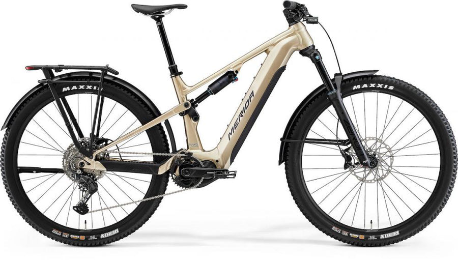 Merida eONE-FORTY 475 EQ IV1 high-cream/schwarz L (43) - leistungsstarkes E-MTB Fully