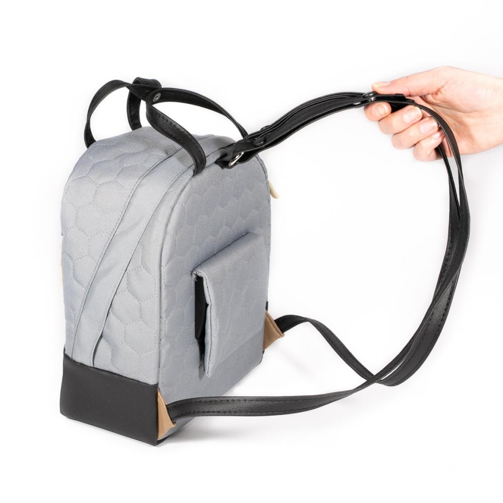 Rucksack-Lenkertasche Haberland Bella L - vielseitige Lenkertasche mit Rucksackfunktion