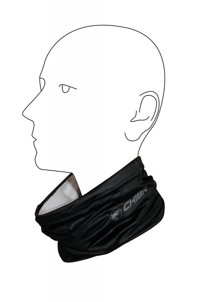 CHIBA Multifunktionstuch Winter - Thermostretch, schwarz/weiß, EG