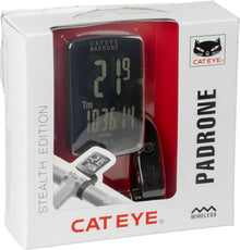 CATEYE Fahrradcomputer Padrone Schwarz/Schwarz - großes Display & einfache Bedienung