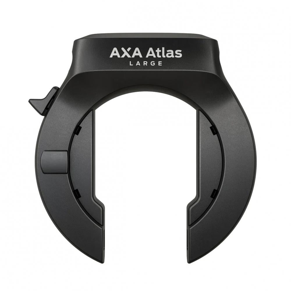AXA Atlas Large Rahmenschloss in Schwarz für hohe Fahrradsicherheit.