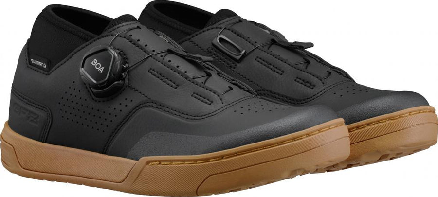 SHIMANO GF800, SCHUH, WOMEN, FLAT, BLACK/AMBER, GR. 36 Fahrradschuhe - 800,