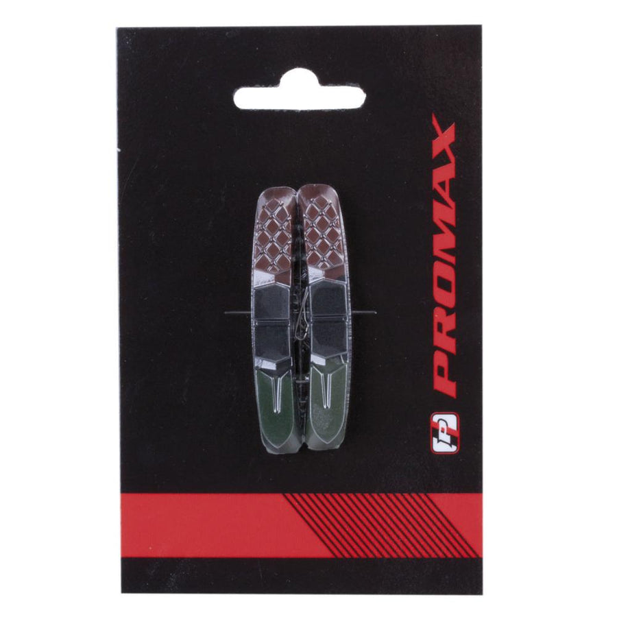 Promax Ersatzgummi für Bremsschuhe dreifarbig - langlebige Bremsbelagmischung für optimale Bremsleistung bei Nässe und Trockenheit, einfache Montage