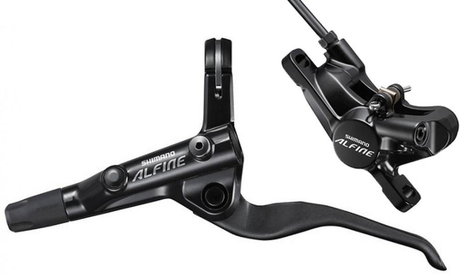 SHIMANO Scheibenbremse ALFINE BL-S7000/BR-S7000 VR - hydraulische Disc-Brake, schwarz